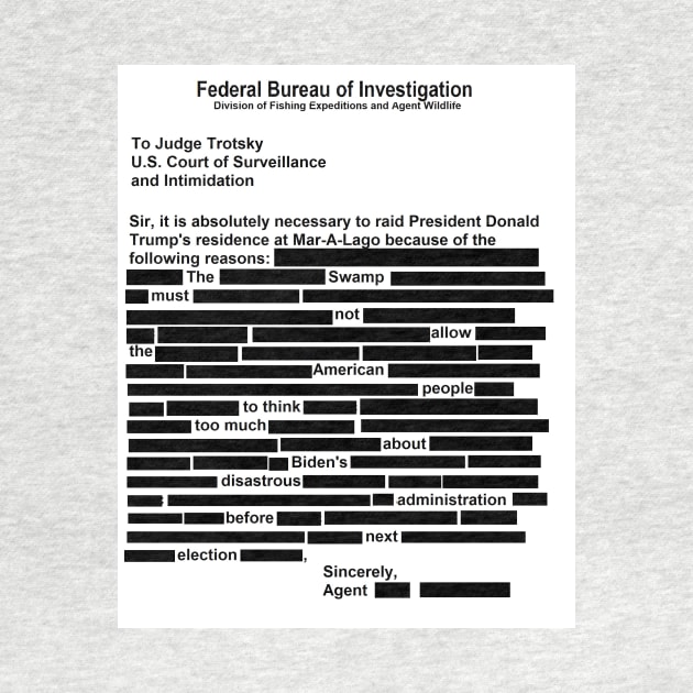 Redacted FBI Request: Read Between The Lines by Limb Store